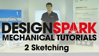 DesignSpark Mechanical Training  2 Sketching [upl. by Eniawed112]