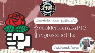 🔵🟡🔵Formación Política Socialdemocracia Progresismo 2da Clase PyV🔵🟡🔵 [upl. by Candida]