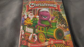 Christmas In July  Barney  A Very Merry Christmas The Movie DVD Overview [upl. by Conrado545]