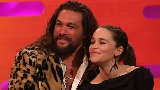 Emilia Clarke and Jason Momoa Share Sweet Game of Thrones Reunion Pics [upl. by Lebyram]