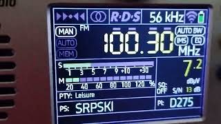 Srpski Radio MNE vs Impuls Leposavić KiM 1003 MHz Mesto prijema Goraždevac Peć [upl. by Brunn]