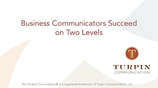 Business Communicators Succeeds on Two Levels [upl. by Bogosian]