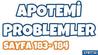 Apotemi Problemler Sayfa 183184 Adım Güçlendirme Testi 1 Çözümleri  APOTEMİ YAYINLARI [upl. by Nawyt220]