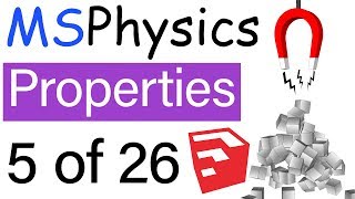 MSPhysics Plugin for SketchUp  Object Properties  5 of 26 [upl. by Lorie112]