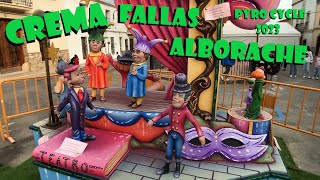 Crema Fallas Las Fallas Valencia 2023 Alborache [upl. by Slyke507]