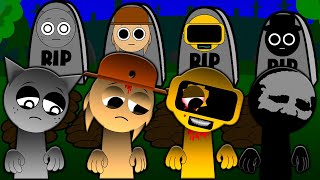 INCREDIBOX SPRUNKI ПОГИБЛИ RIP ГРУСТНАЯ ИСТОРИЯ ТЮННЕР БЛЭК ГРЕЙ ГАРНОЛЬД СПРУНКИ Мультик Анимация [upl. by Leay514]