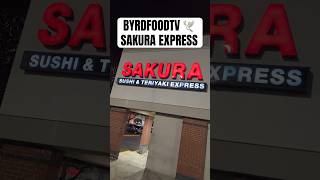 SAKURA SUSHI amp TERIYAKI EXPRESS 🥢🍱 shorts foodie hibachi viralfood foodreview maryland [upl. by Enirehtac]