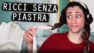 CAPELLI MOSSI con cintura ACCAPPATOIO 😲🤯 [upl. by Einaej]