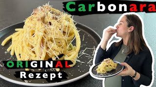 Carbonara  das 🇮🇹ORIGINAL🇮🇹 Rezept [upl. by Adila]