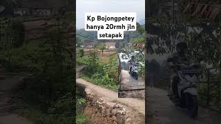 Suasana kampung Sukabumi Jampang Bojongpetey√hanya 20 rumah jln setapak jembatan gantung [upl. by Savinirs]