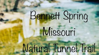 Natural Tunnel Trail  Bennett Spring  Missouri [upl. by Georgy]