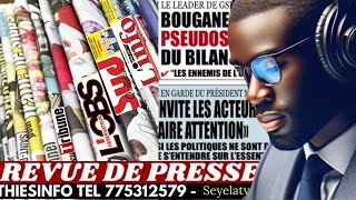 REVUE DE PRESSE DU SENEGAL REVUE DE PRESSE AUJOURDHUI 27 05 2024 [upl. by Kcirddet]