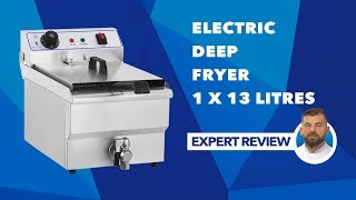 Electric Deep Fryer Royal Catering RCEF13EH  Expert review [upl. by Suivat]