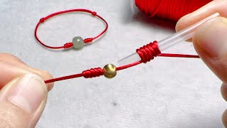 How to Make Bracelet with 1 String in 5 Minutes DIY Jewelry Tutorials [upl. by Aigroeg]