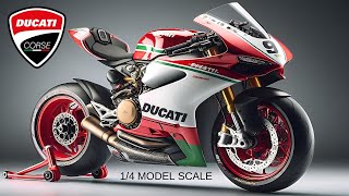 SIMPLE BUILD  HUGE 14 Model Scale Ducati Panigale 1299 R FINAL EDITION POCHER [upl. by Olodort]