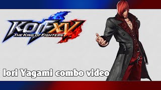 KoF XV Iori Yagami combo video season 2 [upl. by Cristian686]