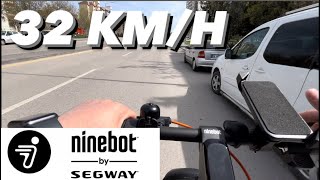 Segway Ninebot F2 Pro Hız Limitini Kaldırdım  32 KMH [upl. by Enilegnave5]