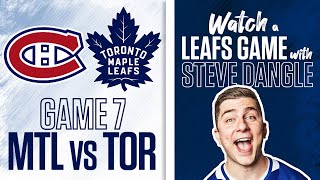 ReWatch Montreal Canadiens vs Toronto Maple Leafs Game 7 LIVE w Steve Dangle [upl. by Enylorac]