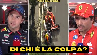 SAINZ VS PEREZ CHI HA RAGIONE Baku 2024 [upl. by Conger810]