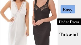 How To Make An Underdress  Underwear  Undercover  Inner Slip  Petticoat [upl. by Halbert]