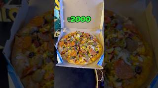 The most expensive Pizza😱 dominos viral viralvideo vidsbyhitesh [upl. by Eniamret954]