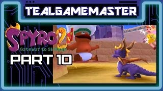 Spyro 2 Gateway To Glimmer  Part 10 Scorched By The Flagkeeper [upl. by Evetta897]