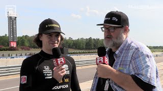 RACER Friday Barber IndyCar Report with Colton Herta [upl. by Amasa]