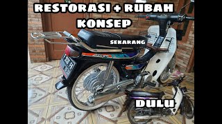 RESTORASI  MODIFIKASI HONDA ASTREA GRAND by StreetClassic [upl. by Macnamara705]