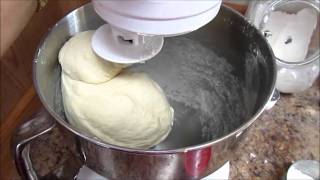 Simple Homemade White Bread KitchenAid Stand Mixer [upl. by Mattson]