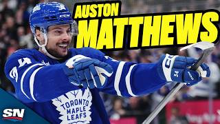 EVERY Auston Matthews Goal From The 202324 NHL Season [upl. by Aysan]