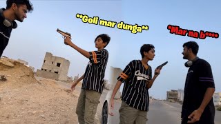 Fake Gun Prank on My Friend😮Larai Hogyi Dost Se🤬 [upl. by Spooner575]