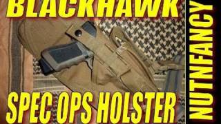 Blackhawk Spec Ops Holster review by Nutnfancy [upl. by Ahsauqram893]