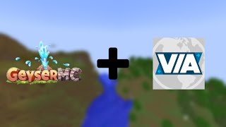 How to make a Minecraft server with GeyserMC and Viaversion [upl. by Yduj]