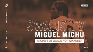 MICHU  All 28 Goals for Swansea City [upl. by Ruhnke341]