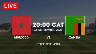 Morocco vs Zambia  FIFA Womens Friendly Match 2023 [upl. by Holey]