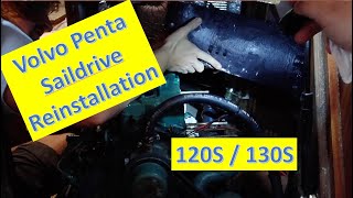 Ep 37  Saga of the Saildrive Part 2 Volvo Penta 120S lower 130S upper [upl. by Tatianas295]