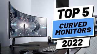 Top 5 BEST Curved Monitors of 2022 [upl. by Qidas951]