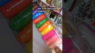 DIY Rainbow Keychain clay clayart art super [upl. by Dasteel]