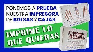 💡 7 Ideas de TRABAJOS REALES realizados con IMPRESORA PACKAGING para cajas y bolsas PRINTBOX VERSA [upl. by Yajiv]