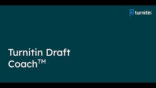 Turnitin Draft Coachの使い方 [upl. by Monique]