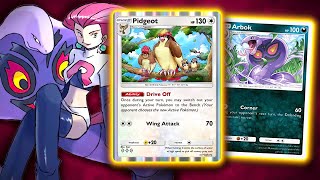 Pidgeot Arbok retreat lock  Pokemon Pocket [upl. by Rowland]