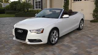 2014 Audi A5 20T quattro is the Best 4 Seat Convertible from the Most Complicated Car Company [upl. by Carina]