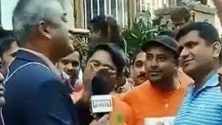 Rajdeep Sardesai roughed up outside Madison Square Garden NYC TV5 News [upl. by Esta248]