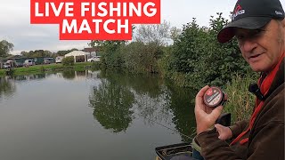 Live Fishing Match Barford Lakes Match Lake matchfishinguk [upl. by Rabaj]