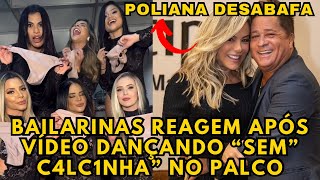 Bailarinas do Leonardo se REVOLT4M e REB4TEM ao serem ACUS4DAS de dançar sem C4LC1NHA em Show [upl. by Enilecram]