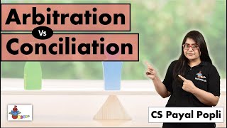 How is Arbitration different from Conciliation ARBITRATION Vs CONCILIATION [upl. by Aluap]