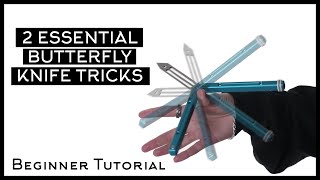 How to do the Thumb Rollover  Wrist Pass  Beginner BalisongButterfly Knife Tutorial [upl. by Narmis992]