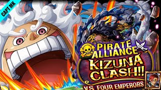 OPTC  KIZUNA CLASH Vs FOUR EMPERORS 10★ QCKPSYINT [upl. by Duj129]