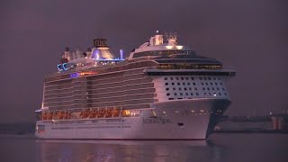 ANTHEM OF THE SEAS ARRIVES SOUTHAMPTON FOR CRUISE SEASON 100524 [upl. by Wichern]