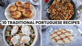 10 Mouthwatering Portuguese Traditional Recipes  Food From Portugal [upl. by Maire]